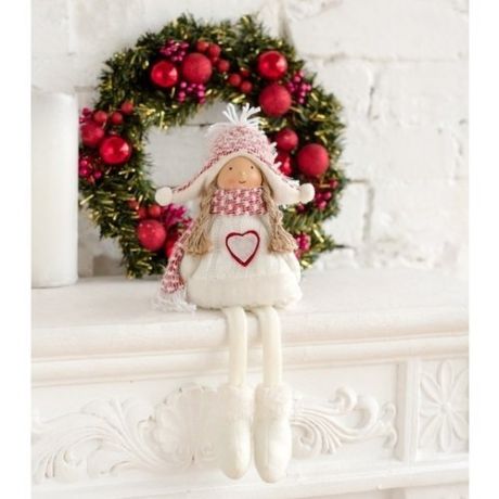 Интерьерная кукла "Девочка-снежинка", 40 см
