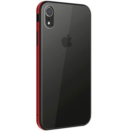 Чехол "Valencia Clear" для iPhone XR, красный