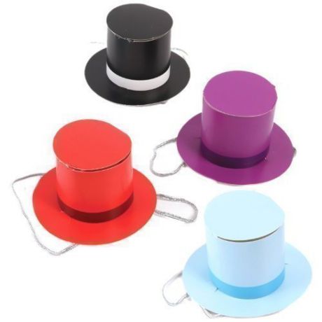 Набор бумажных шляп "Top Hat Party"