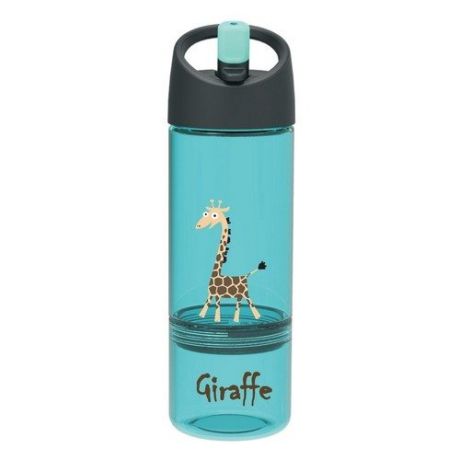 Детская бутылка 2 в 1 "Carl Oscar Giraffe", бирюзовая