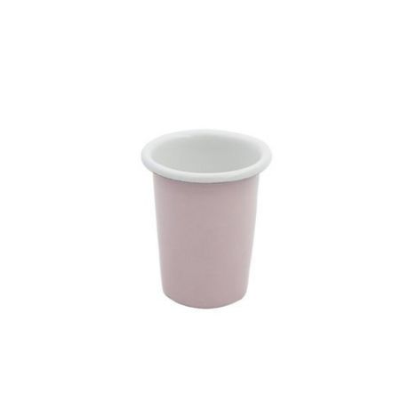 Эмалированный стакан, 250 мл, розовый