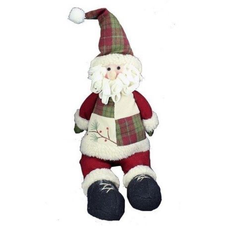 Новогодняя игрушка "Сидящий Санта / Снеговик"