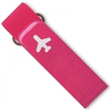 Ремень для багажа "Happy Flight Luggage Belt", розовый