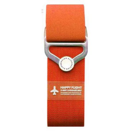 Ремень для багажа на кнопке "HF 2-Way Luggage Belt", оранжевый