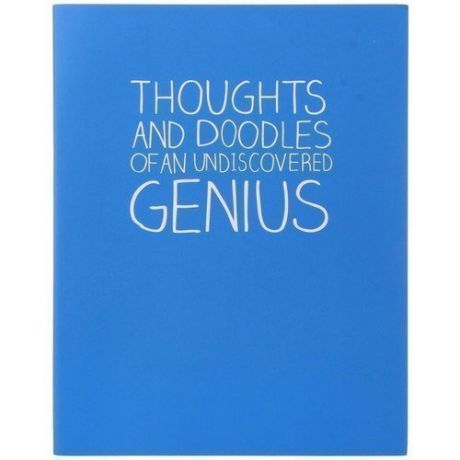 Тетрадь "Thoughts and Doodles", в линейку