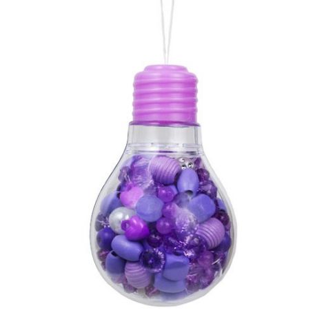 Набор для творчества "Колье "Фиолетовая лампочка"