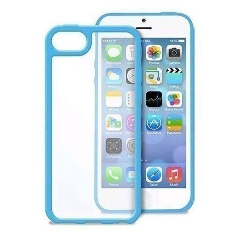 Чехол "Clear Cover" для iPhone 5C синий