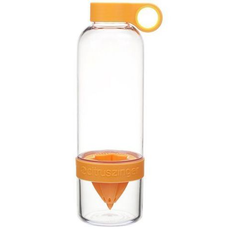 Бутылка для воды "Citrus Zinger", 200 мл, оранжевая