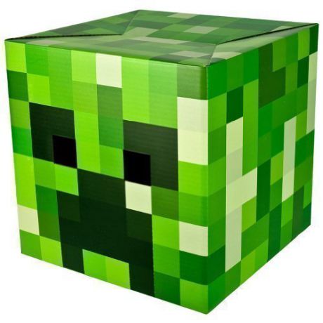 Маска-голова Minecraft "Creeper Head"