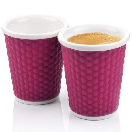 Набор чашек "Honeycomb", фиолетовый, 2 шт.