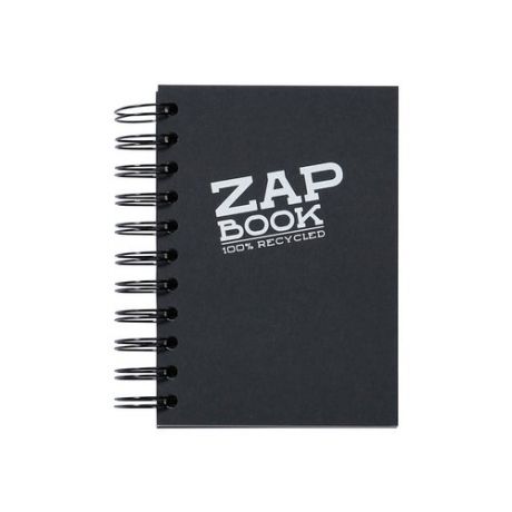 Блокнот "Zap Book Wiro Black" А5, черный