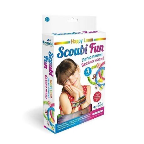 Набор для плетения браслетов "Happy Loom. Scoubi Fun"