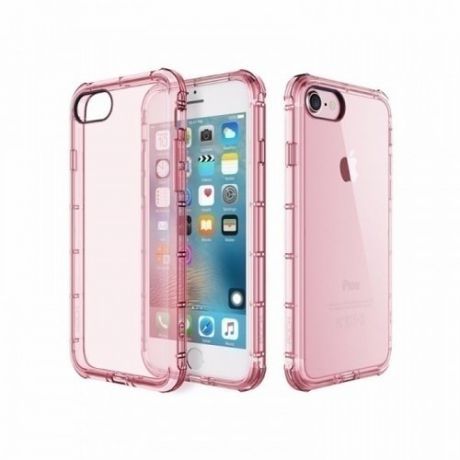 Чехол "Space Fence" для iPhone 7 прозрачно-розовый