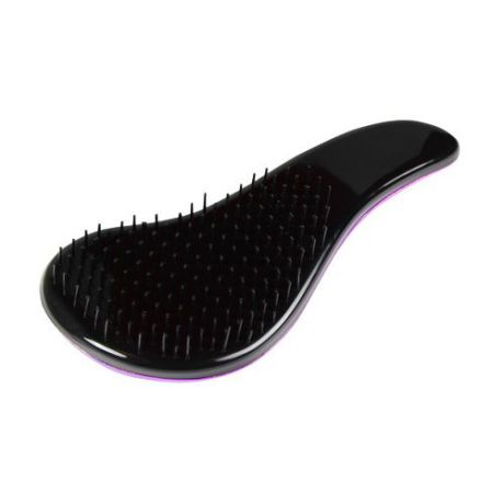 Расческа для волос "Comfort", с ручкой, фиолетовый хром