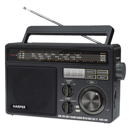Портативный радиоприемник HDRS-099 черный