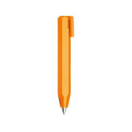Шариковая ручка оранжевая с оранжевым зажимом