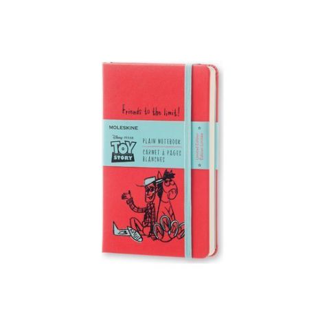 Блокнот нелинованный "Toy Story Pocket", 90 листов, красный