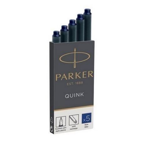 Картридж с чернилами "Quink" для перьевой ручки синий