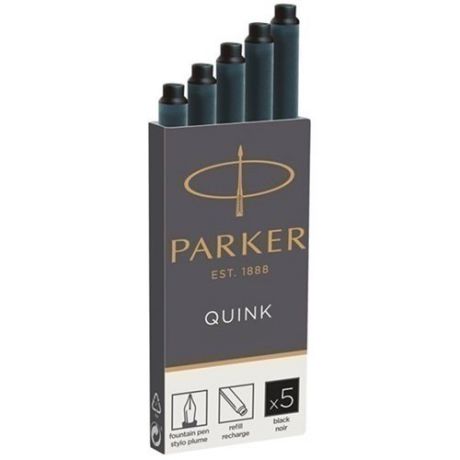 Картридж с чернилами "Quink" для перьевой ручки черный