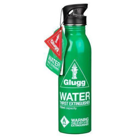 Бутылка металлическая "Green Thirst Extinguisher Water Bottle", 750 мл