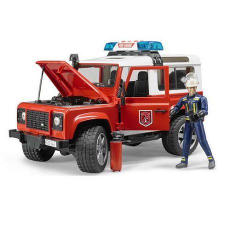 Пожарный внедорожник с фигуркой "Land Rover Defender"