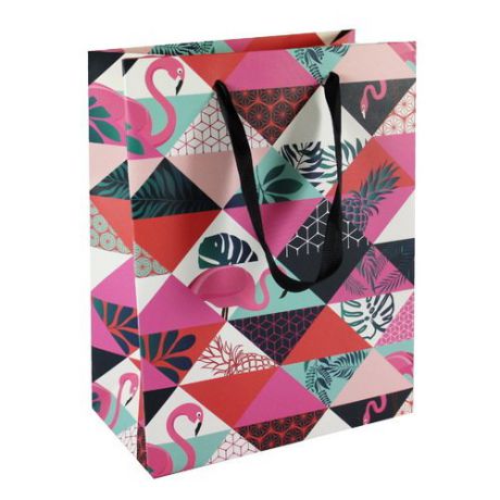 Подарочный пакет "Tropical abstract" А5, 18 х 23 х 10 см