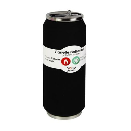 Банка-термос "Isotherm Tin Can", 500 мл, черная