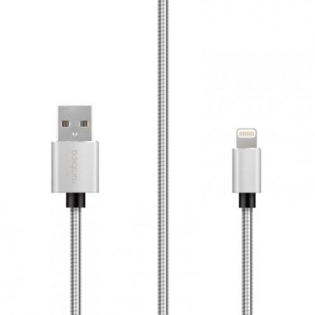 Кабель Digital IS-03 USB - Apple Lightning (MFI), 1 м, серебристый