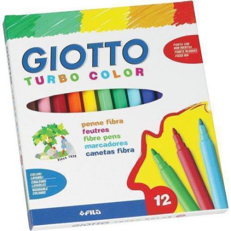 Фломастеры "Turbo Color", 12 цветов