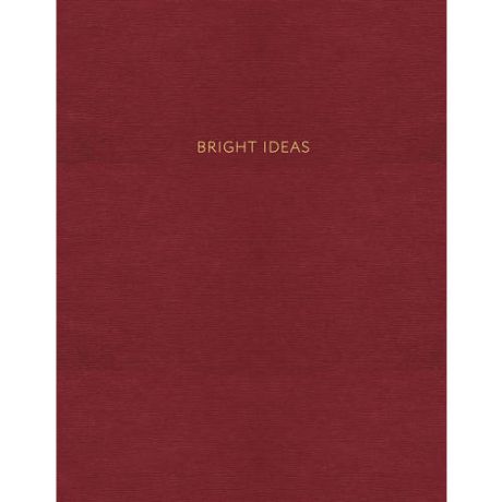 Блокнот "Bright Ideas", 192 страницы, красный