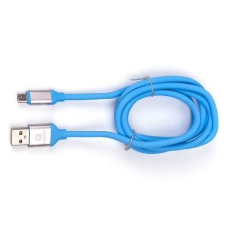 Кабель USB-microUSB "SCH-330", голубой