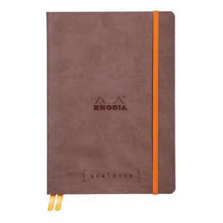 Блокнот "Rhodiarama GoalBook" А5, в точку, нумерация, 120 листов, шоколадный