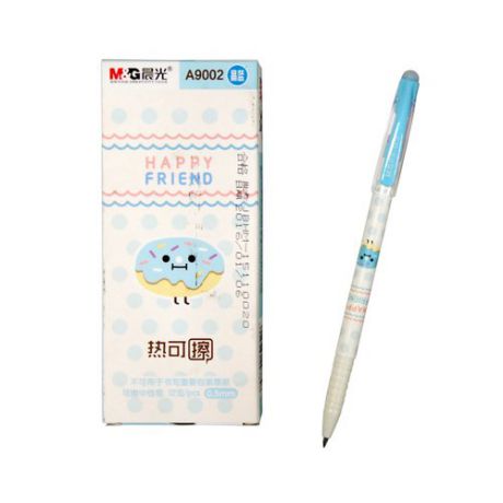 Гелевая ручка синяя "Happy Friend", в ассортименте