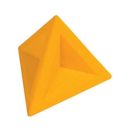 Ластик треугольный желтый
