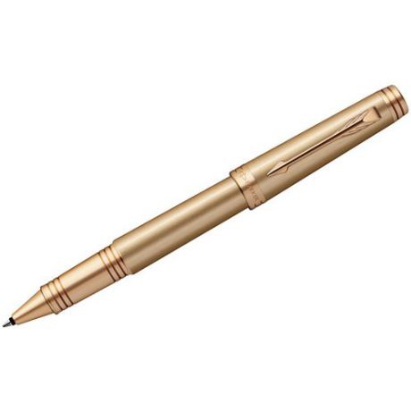 Ручка-роллер "Premier Monochrome Pink Gold" золотая 0,5 F