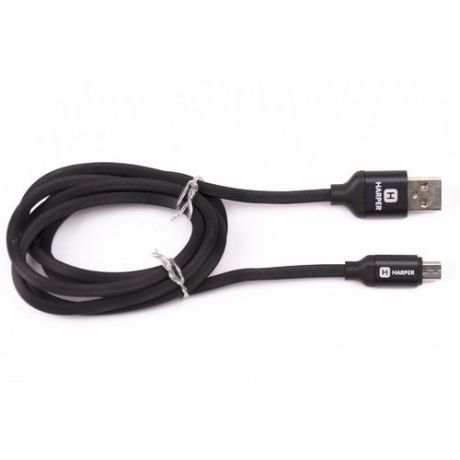 Кабель USB-microUSB "SCH-330", черный