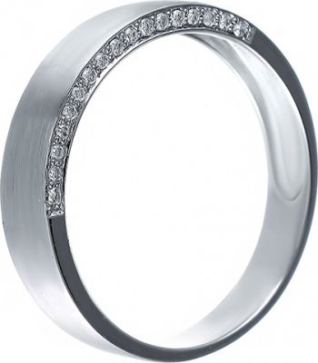 Кольцо с 34 бриллиантами из белого золота