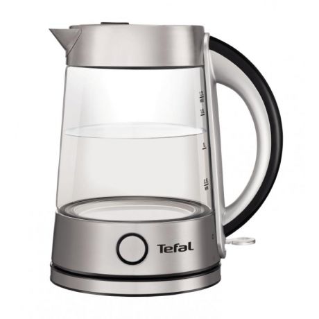 Чайник Tefal Glass Kettle KI760D 2400 Вт 1,7 л серебристый KI760D30