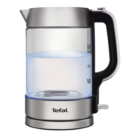 Чайник Tefal Glass Kettle KI770D 2200 Вт 1,7 л серебристый KI770D30