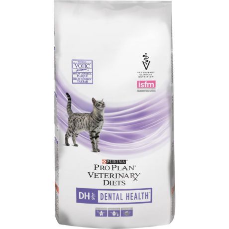 Сухой корм Purina Pro Plan Veterinary Diets DH для кошек с заболеваниями полости рта, пакет, 1 кг 12278417
