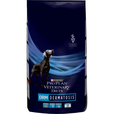 Сухой корм Purina Pro Plan Veterinary Diets DRM для собак всех пород при дерматозах, пакет, 3 кг 12274254