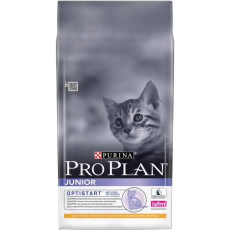 Сухой корм для котят Purina Pro Plan Junior, курица, пакет, 10 кг 12171446