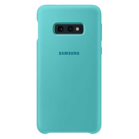 Чехол (клип-кейс) SAMSUNG Silicone Cover, для Samsung Galaxy S10e, зеленый [ef-pg970tgegru]