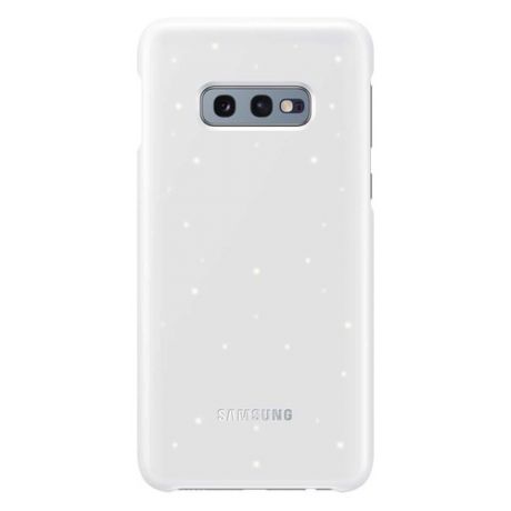 Чехол (клип-кейс) SAMSUNG LED Cover, для Samsung Galaxy S10e, белый [ef-kg970cwegru]