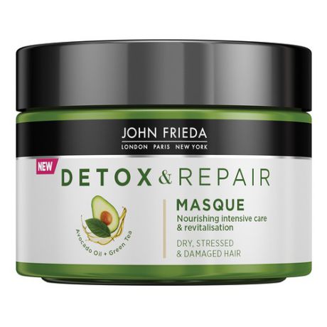 John Frieda Detox & Repair Питательная маска для интенсивного восстановления волос Detox & Repair Питательная маска для интенсивного восстановления волос