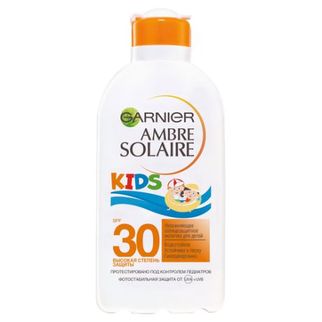 Garnier Ambre Solaire Детское солнцезащитное молочко для тела Непобедимое SPF30 Ambre Solaire Детское солнцезащитное молочко для тела Непобедимое SPF30
