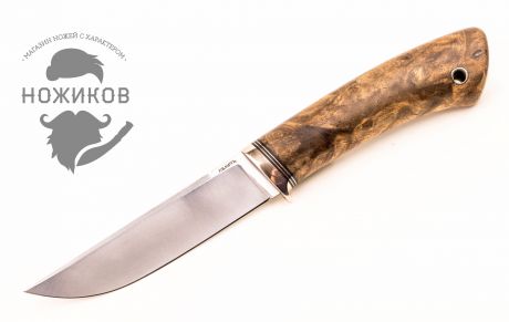 Нож Клык, сталь REX121, карельская береза