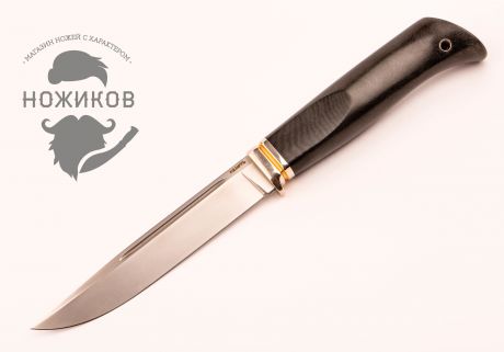Нож Финка, Bohler M390, бронза литье, микарта