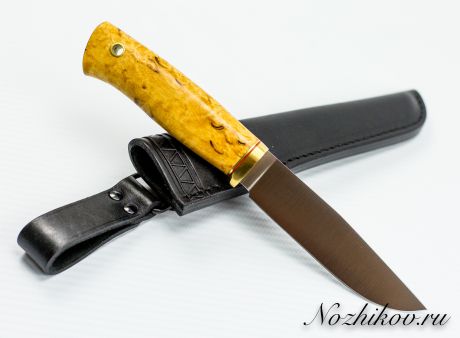 Нож универсальный Компаньон, Южный Крест, N690, карельская береза