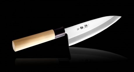 Нож Деба Narihira Tojiro, 180 мм, сталь AUS-8, рукоять дерево